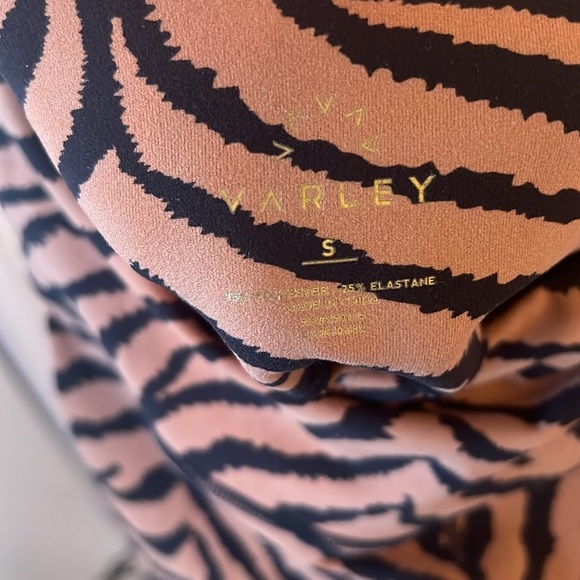 Varley Century 2.0 Legging in Clay Zebra-Size S - Picture 2 of 4